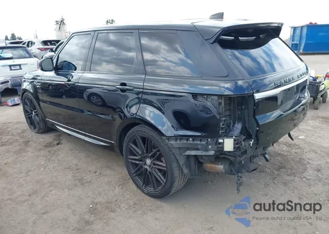 2018 Land Rover Range Rover Sport Hse из США, поврежденный, VIN SALWR2RVXJA192770